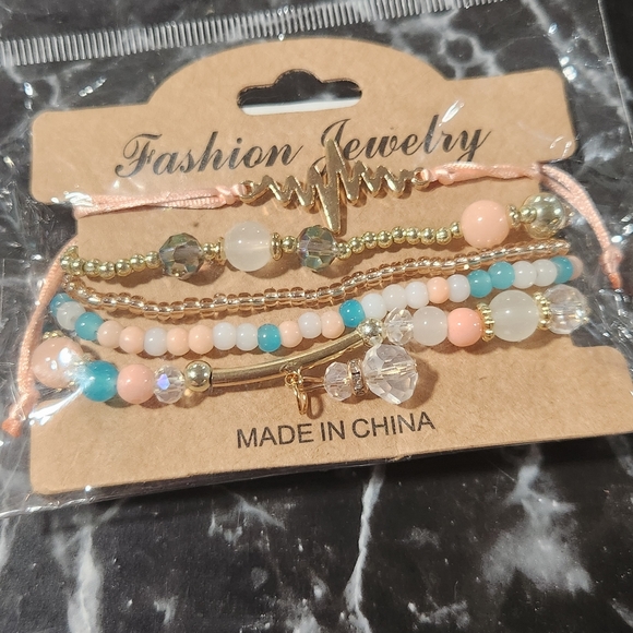 Stackable Stretch Bracelets Multicolored - Picture 6 of 9